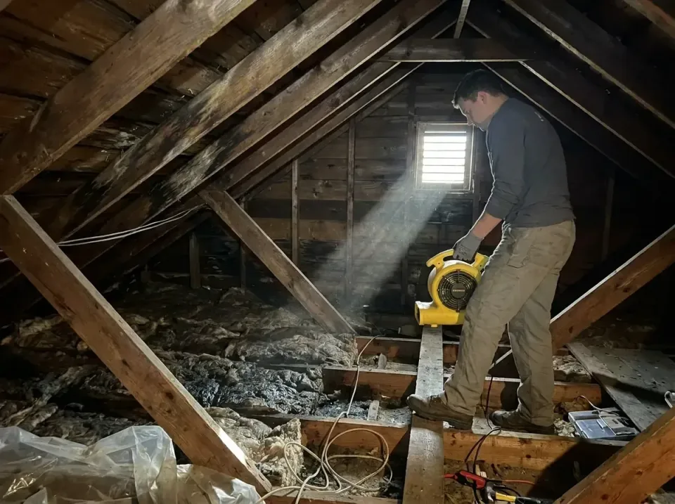 attic-water-damage-drying-proc-007 — frequently asked questions, Emergency Water Extraction & 24/7 Flood Response in Salmon,…